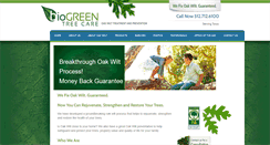 Desktop Screenshot of biogreentreecare.com